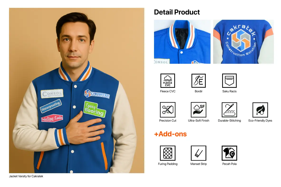 Jaket custom Kustom Garment